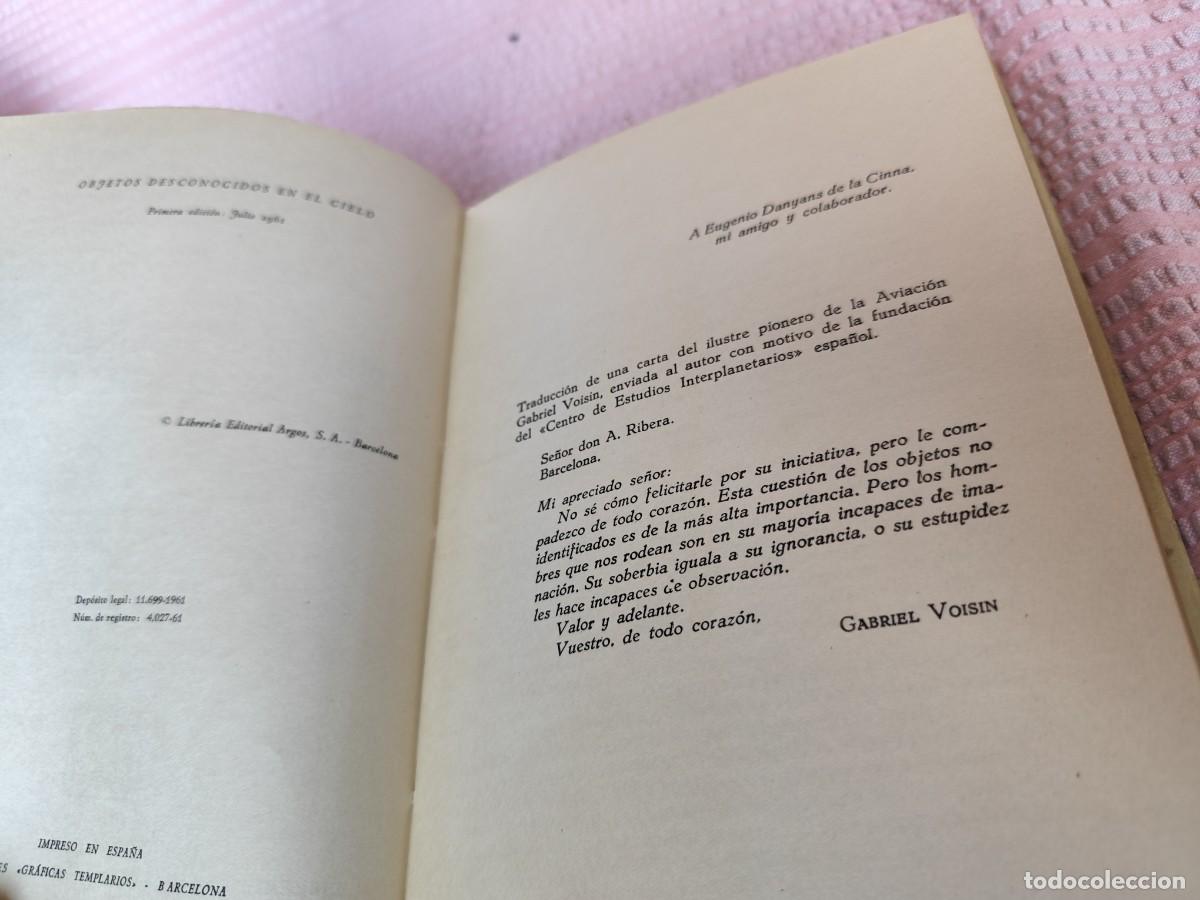 Libros de segunda mano: OBJETOS DESCONOCIDOS EN EL CIELO / ANTONIO RIBERA / GV 41 / ARGOS / - Foto 14