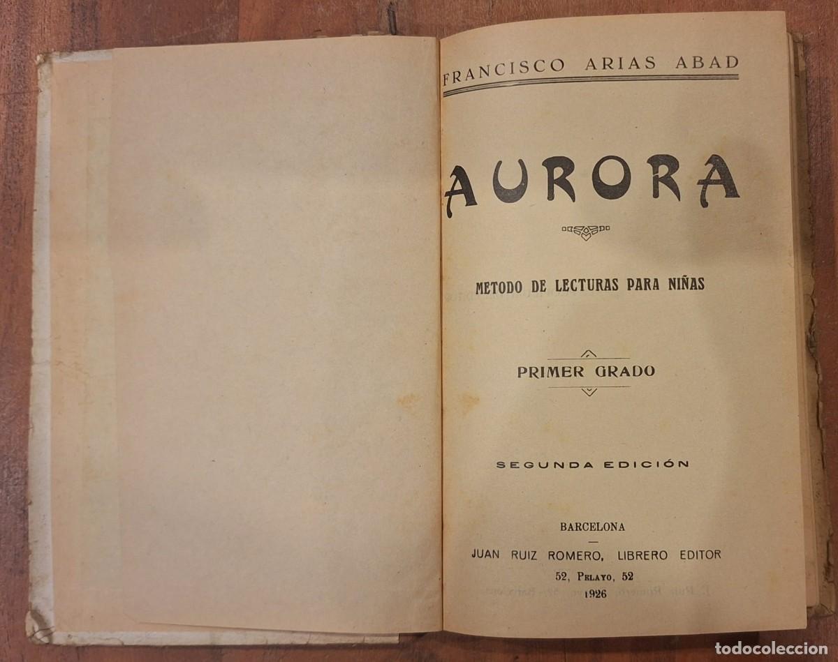 Libros de segunda mano: Aurora &ndash; M&eacute;todo de Lecturas para Ni&ntilde;as (Primer Grado) - Foto 2