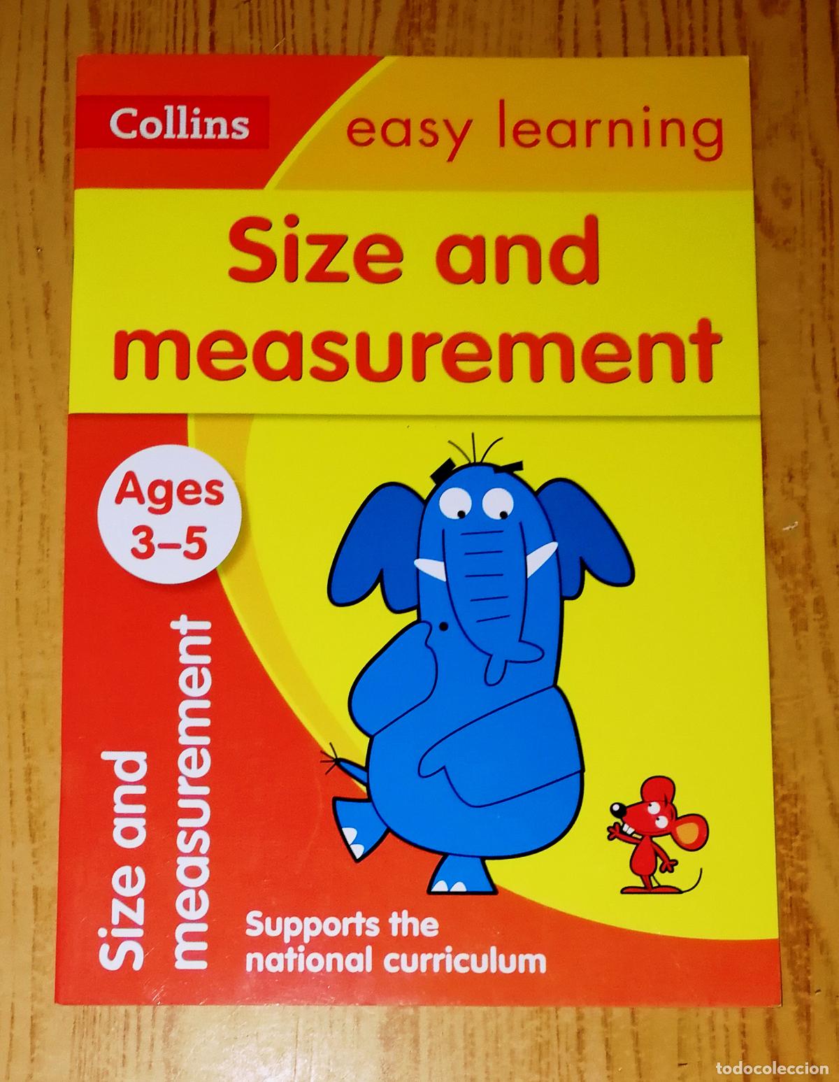 Libros de segunda mano: COLLINS EASY LEARNING : Size and measurement. Ages 3-5. - HarperCollins, 2015 - Foto 1