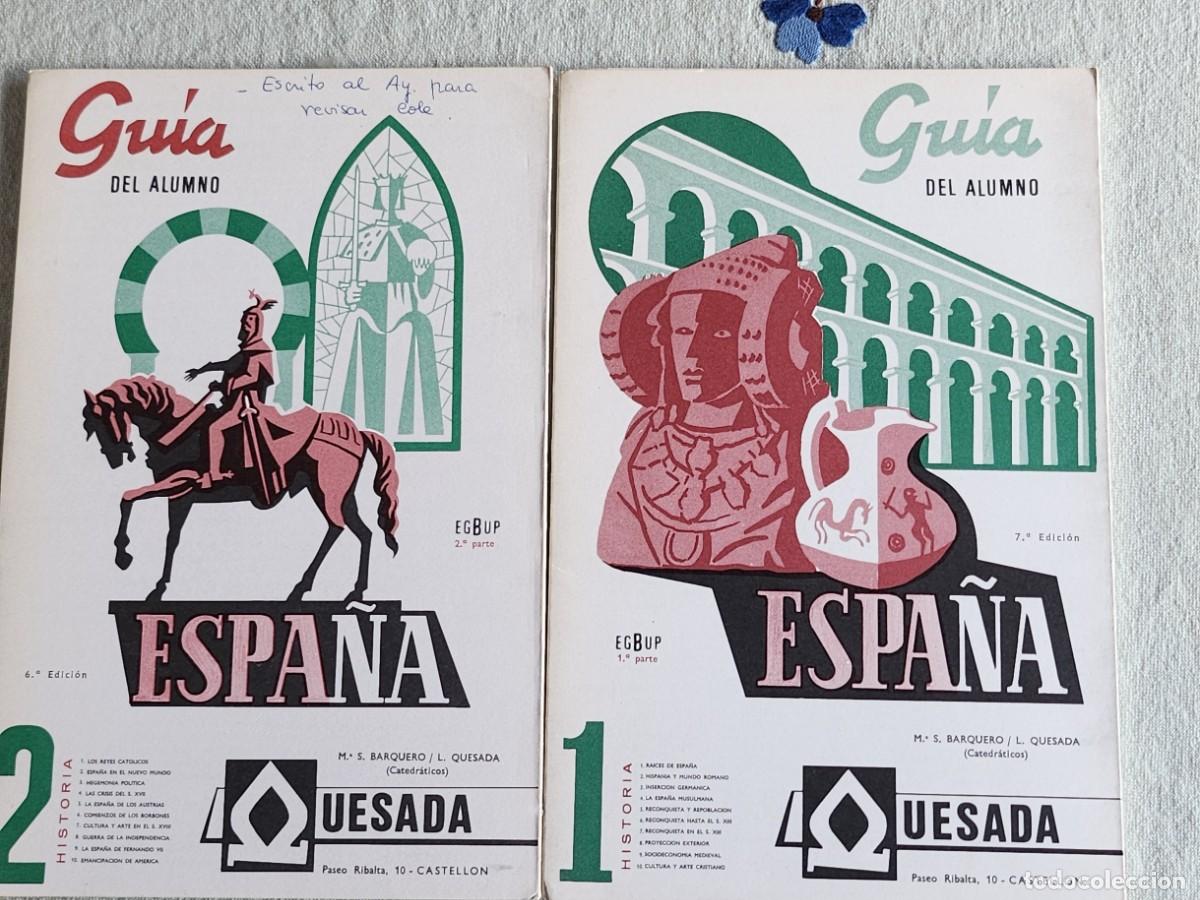 Libros de segunda mano: GU&Iacute;A DEL ALUMNO EGBUP 1 Y 2 PARTE QUESADA - Foto 1