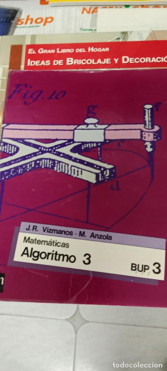 Libros de segunda mano: TOP LIBRO MATEMATICAS ALGORITMO 3 BUP 3 - JR VIZMANOS - Foto 1