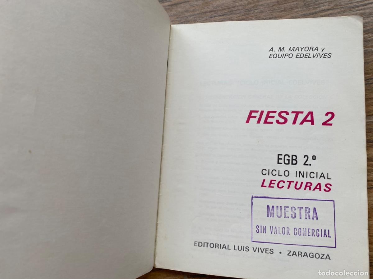 Libros de segunda mano: Fiesta 2. Lecturas. Edelvives 2&ordm; EGB. - Foto 9