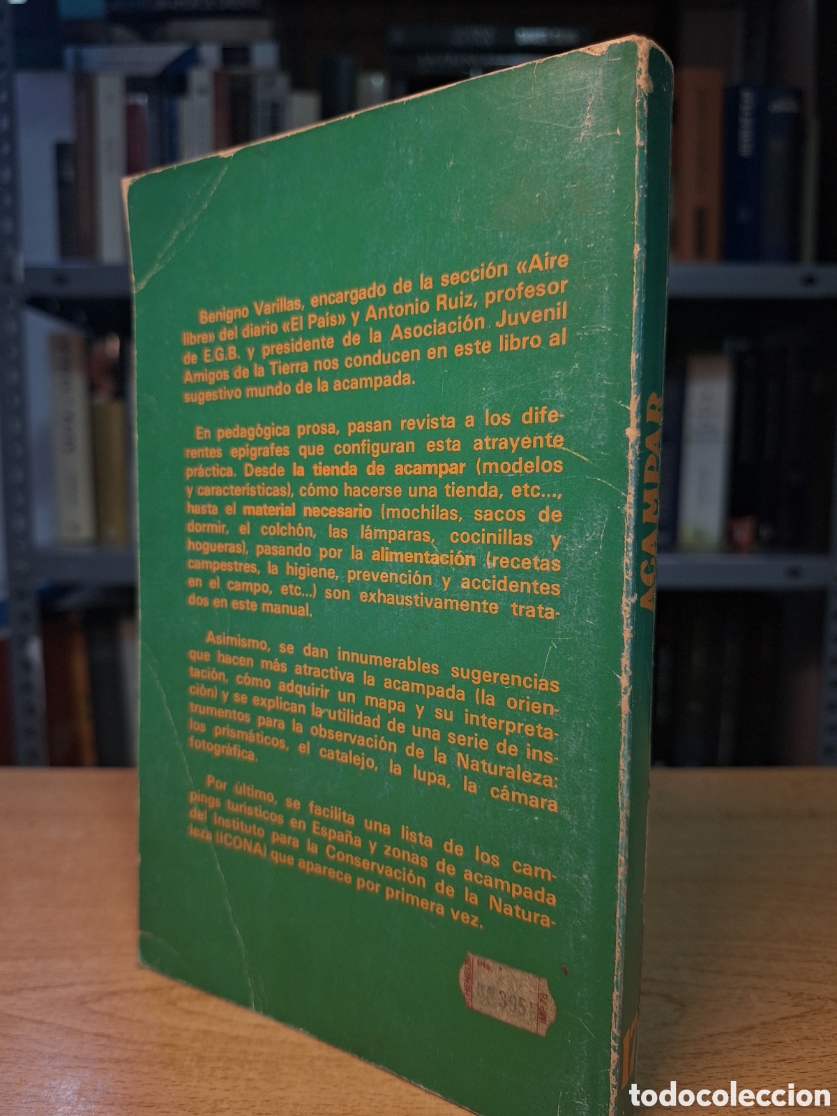 Libros de segunda mano: Acampar: manual pr&aacute;ctico. Benigno Marillas y Antonio Ruiz - Foto 2