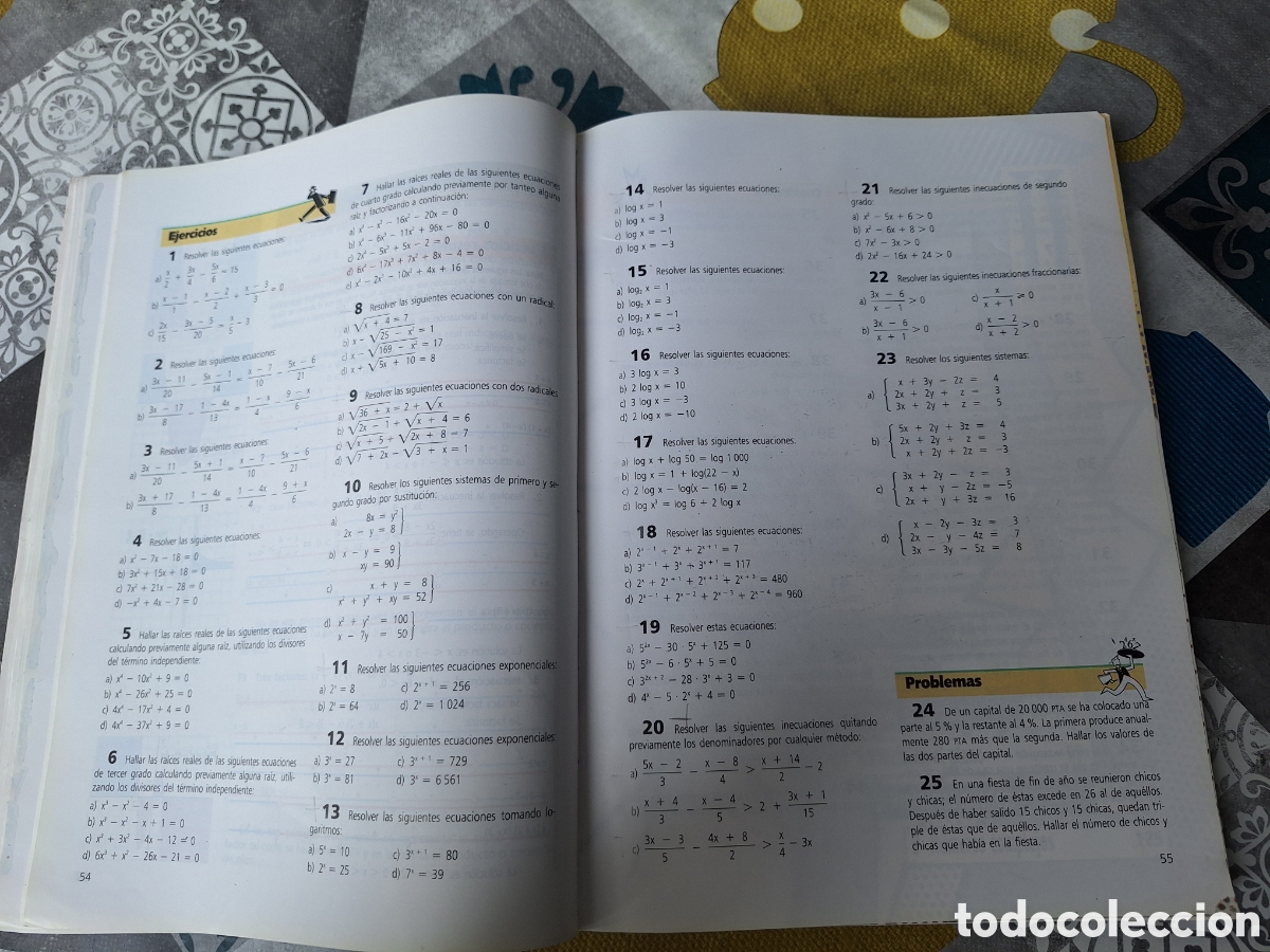 Libros de segunda mano: Matem&aacute;ticas Bachillerato 1 SM 1998 - Foto 6