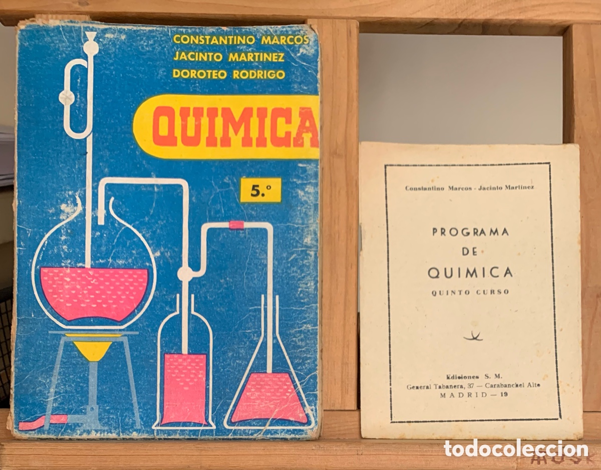 Libros de segunda mano: QU&Iacute;MICA quinto curso. Libro de texto - Foto 1