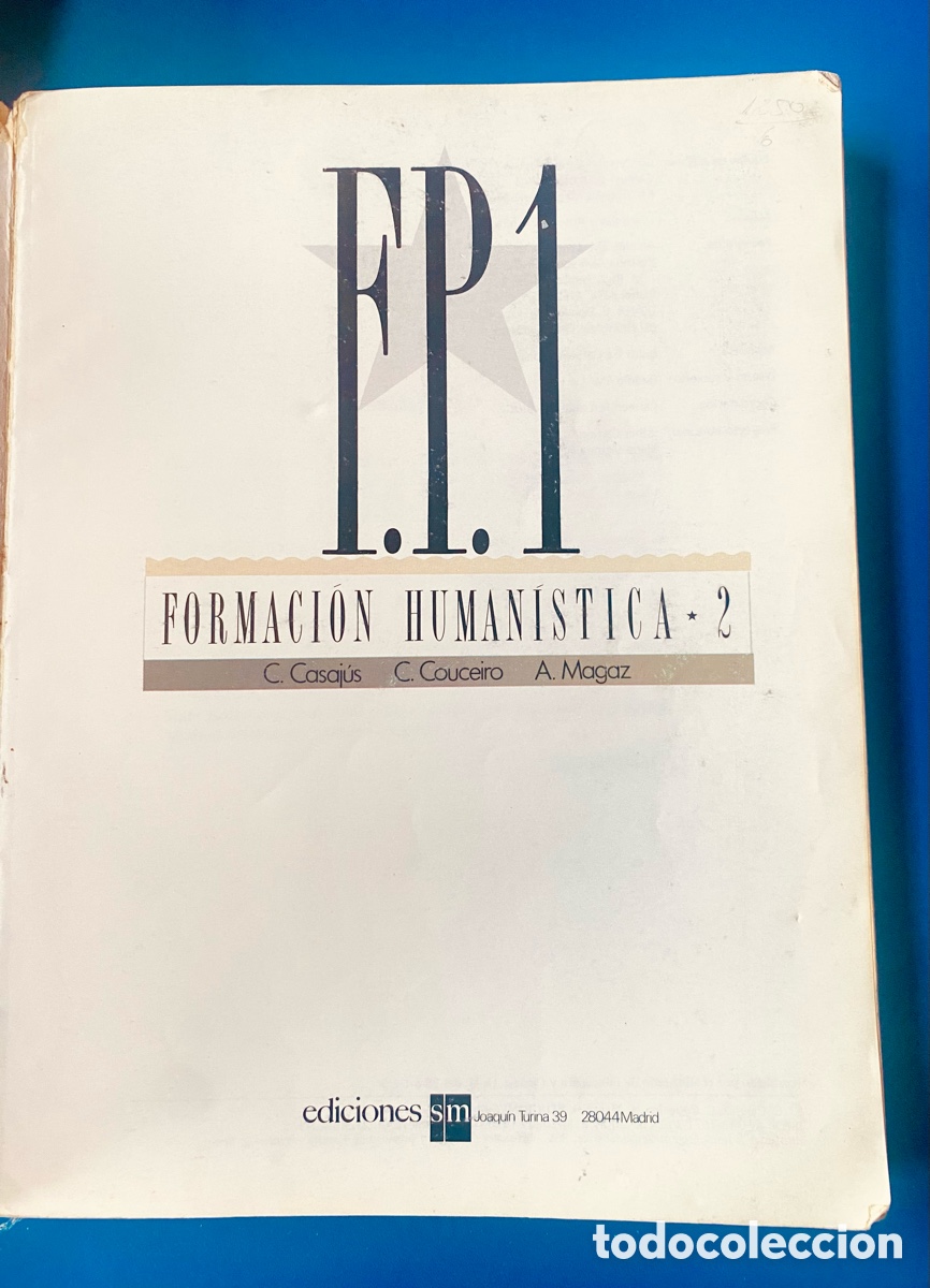 Libros de segunda mano: F.P.1 Formaci&oacute;n Human&iacute;stica 2 (1989) - Foto 4