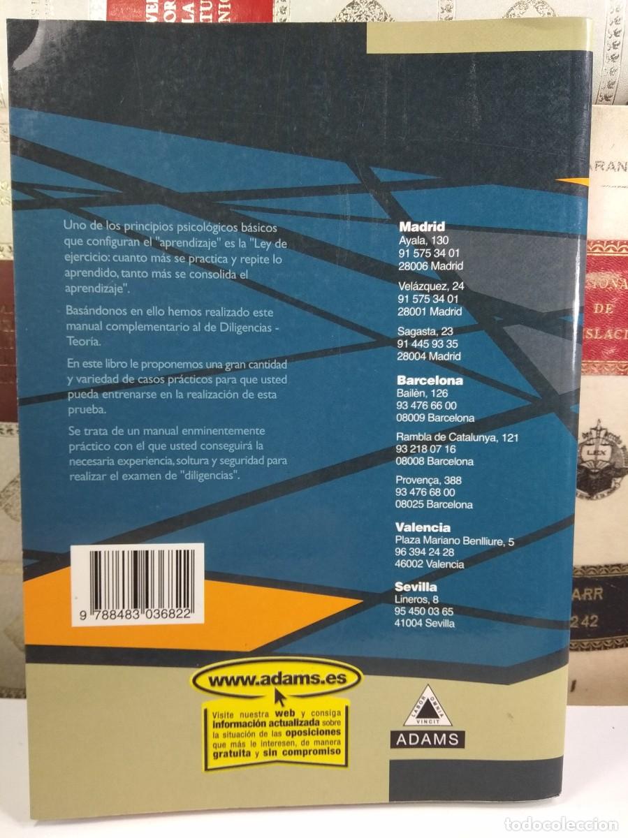 Libros de segunda mano: AGENTES DE LA ADMINISTRACI&Oacute;N DE JUSTICIA 4. DILIGENCIAS. SUPUESTOS PR&Aacute;CTICOS. - Foto 3