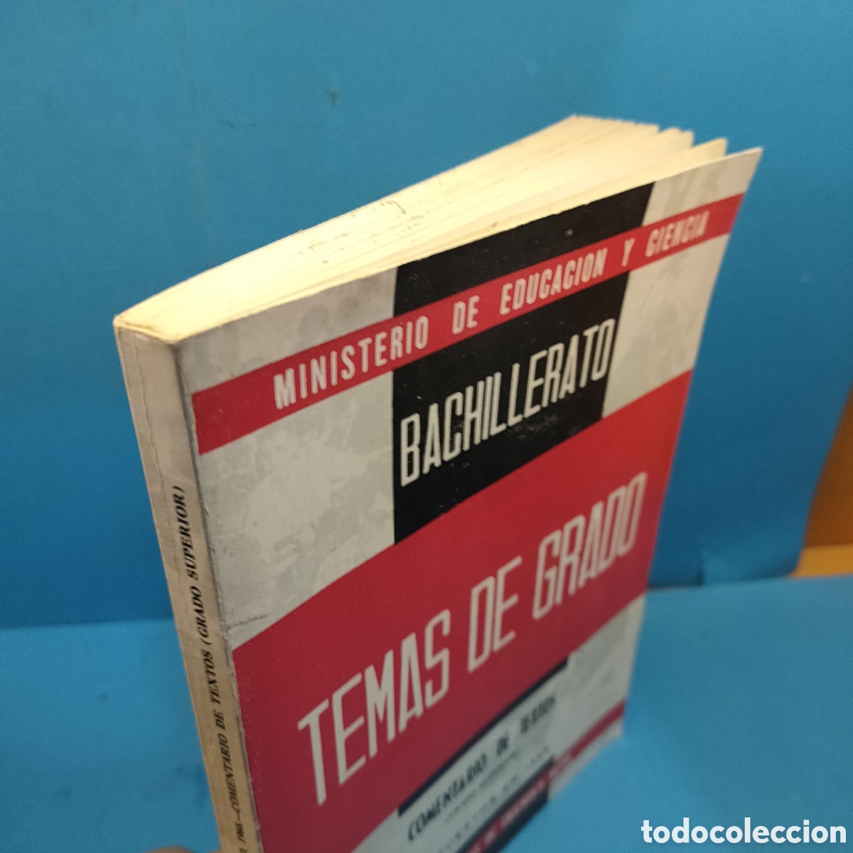 Libros de segunda mano: TEMAS DE GRADO. Bachillerato. Comentario de textos. 1968. - Foto 5