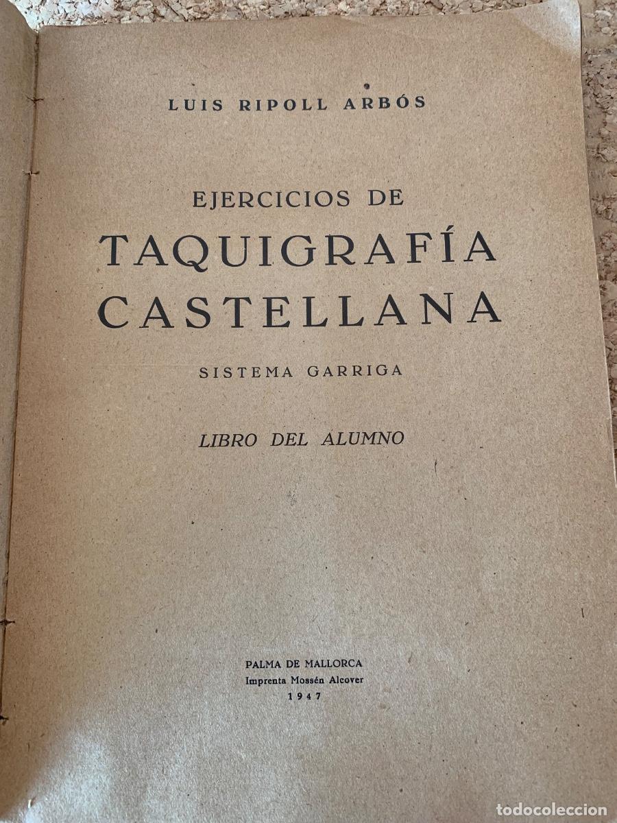 Libros de segunda mano: Ejercicios de Taquigraf&iacute;a Castellana (Bols 44) - Foto 2
