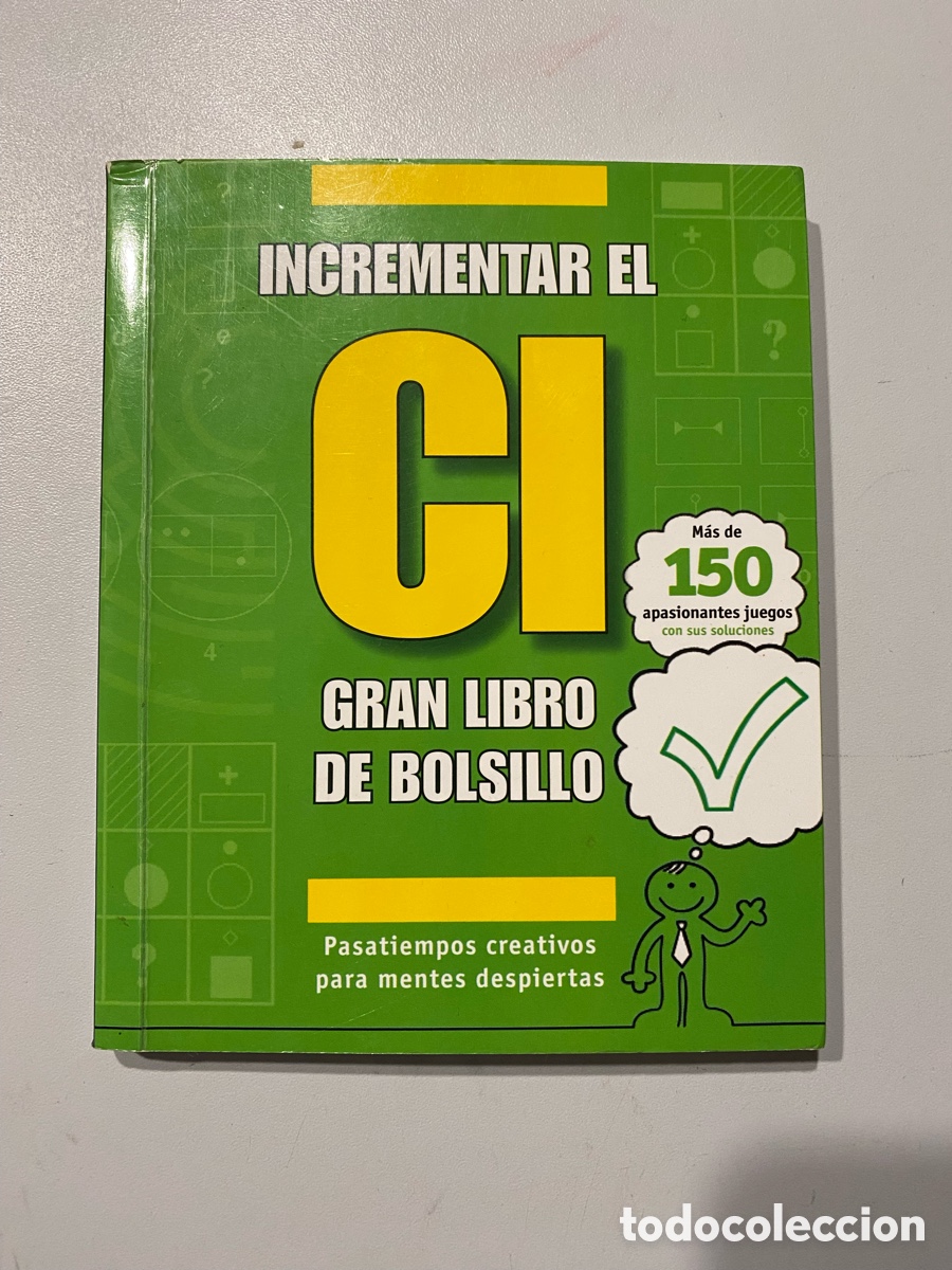 Libros de segunda mano: Incrementar el CI. Gran Libro de Bolsillo - Foto 1
