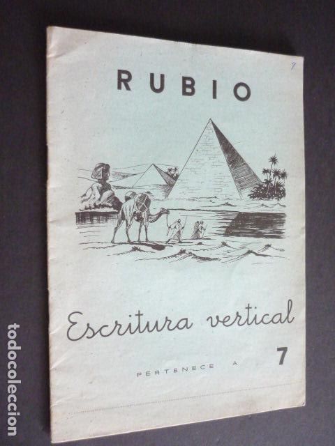 Libros de segunda mano: CUADERNO RUBIO ESCRITURA VERTICAL N&ordm; 7 SIN USO - Foto 1