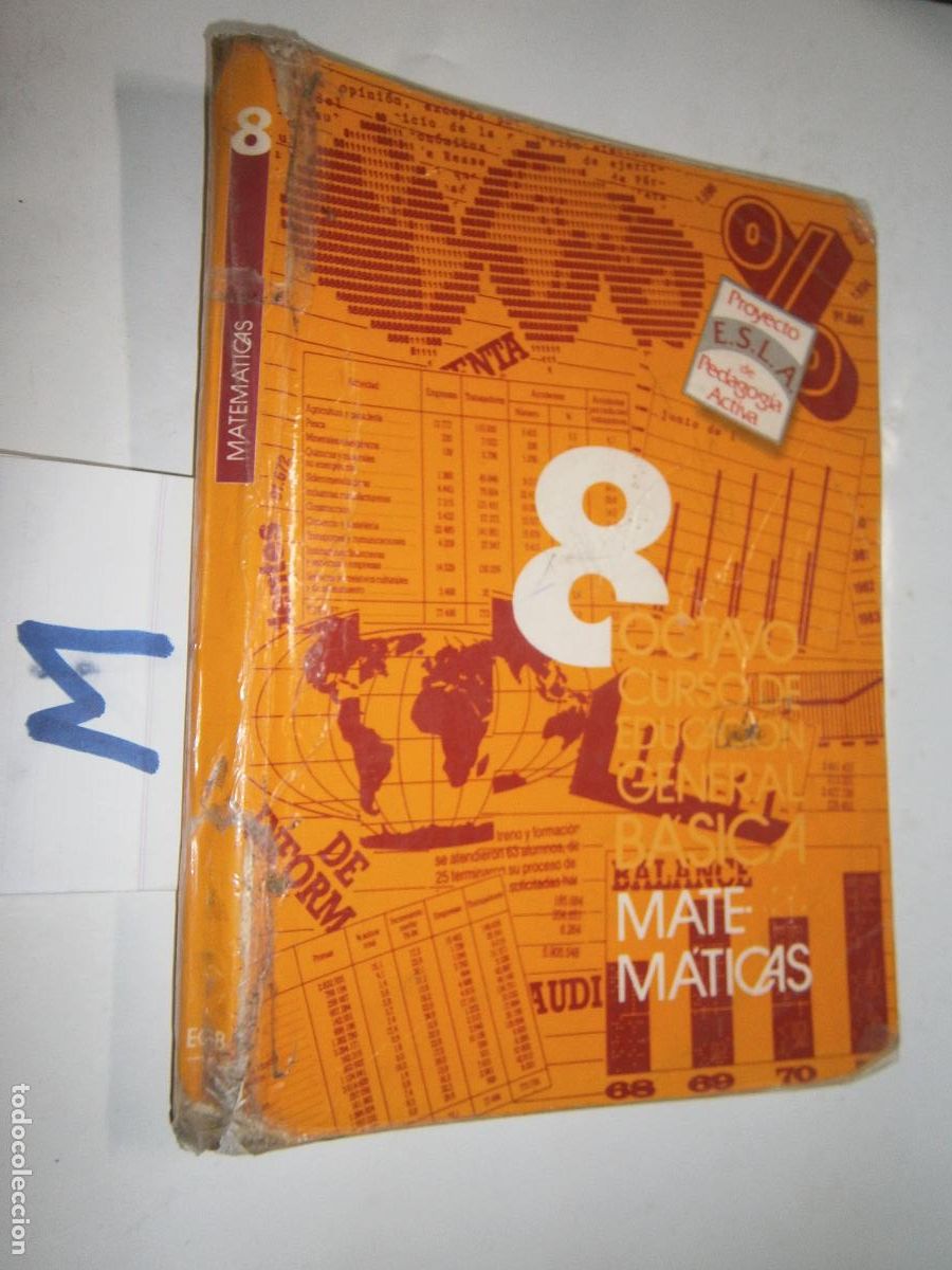 Libros de segunda mano: ANTIGUO LIBRO DE TEXTO - MATEMATICAS 8&ordm; EGB - Foto 1