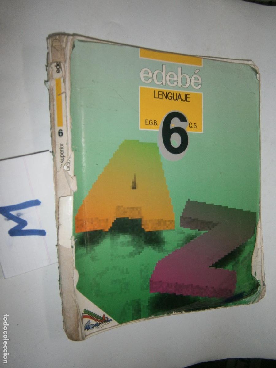 Libros de segunda mano: ANTIGUO LIBRO DE TEXTO - LENGUAJE 6&ordm; EGB - Foto 1