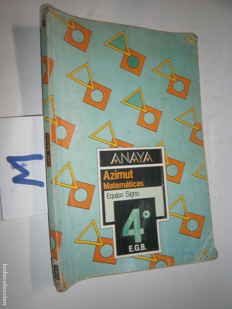 Libros de segunda mano: ANTIGUO LIBRO DE TEXTO - MATEMATICAS 4&ordm; EGB - Foto 1