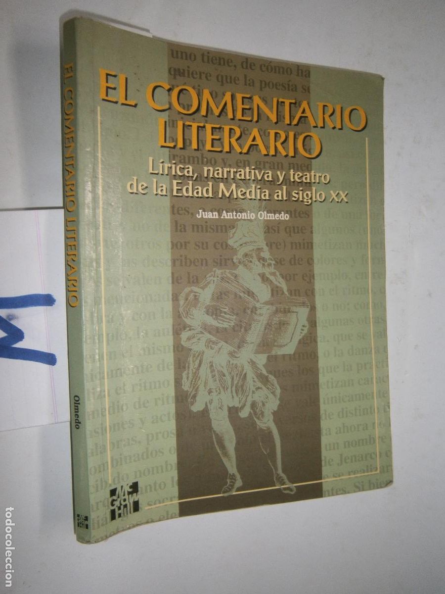 Libros de segunda mano: ANTIGUO LIBRO DE TEXTO - EL COMENTARIO LITERARIO - Foto 1