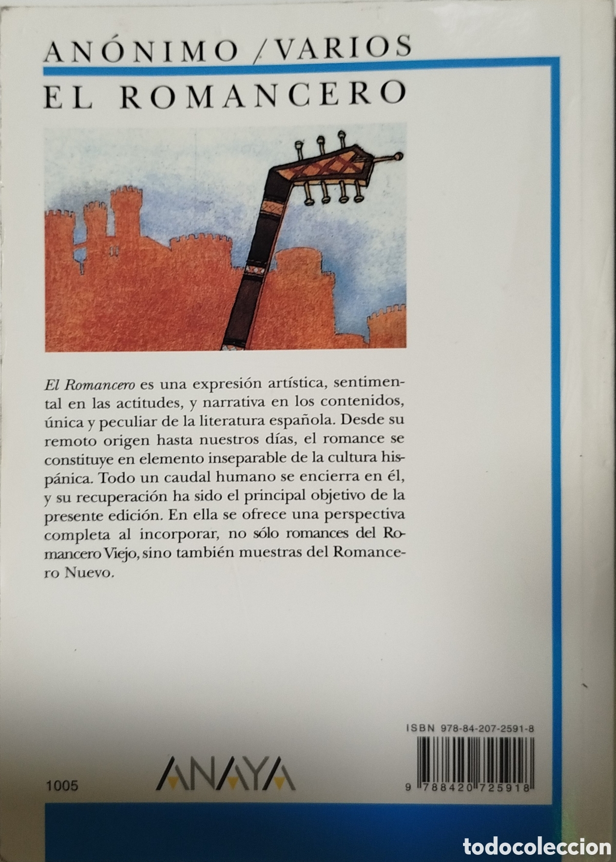 Libros de segunda mano: El Romancero biblioteca did&aacute;ctica Anaya - Foto 2