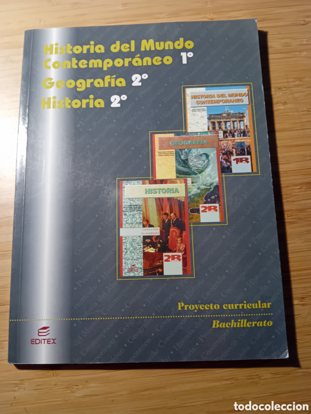Libros de segunda mano: Proyecto curricular Bachillerato (Editex 1998) - Foto 1