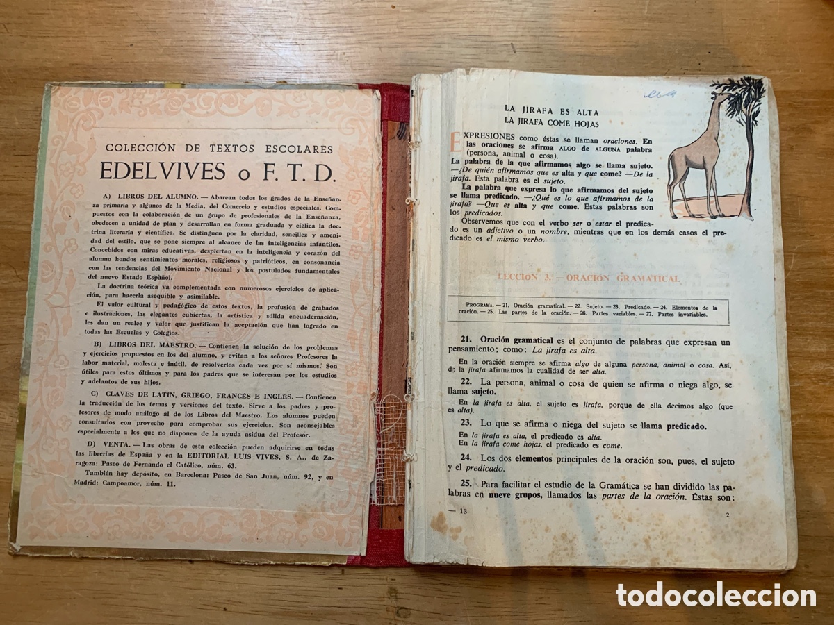 Libros de segunda mano: Libro gram&aacute;tica 2&ordm;grado Luis Vives - Foto 4