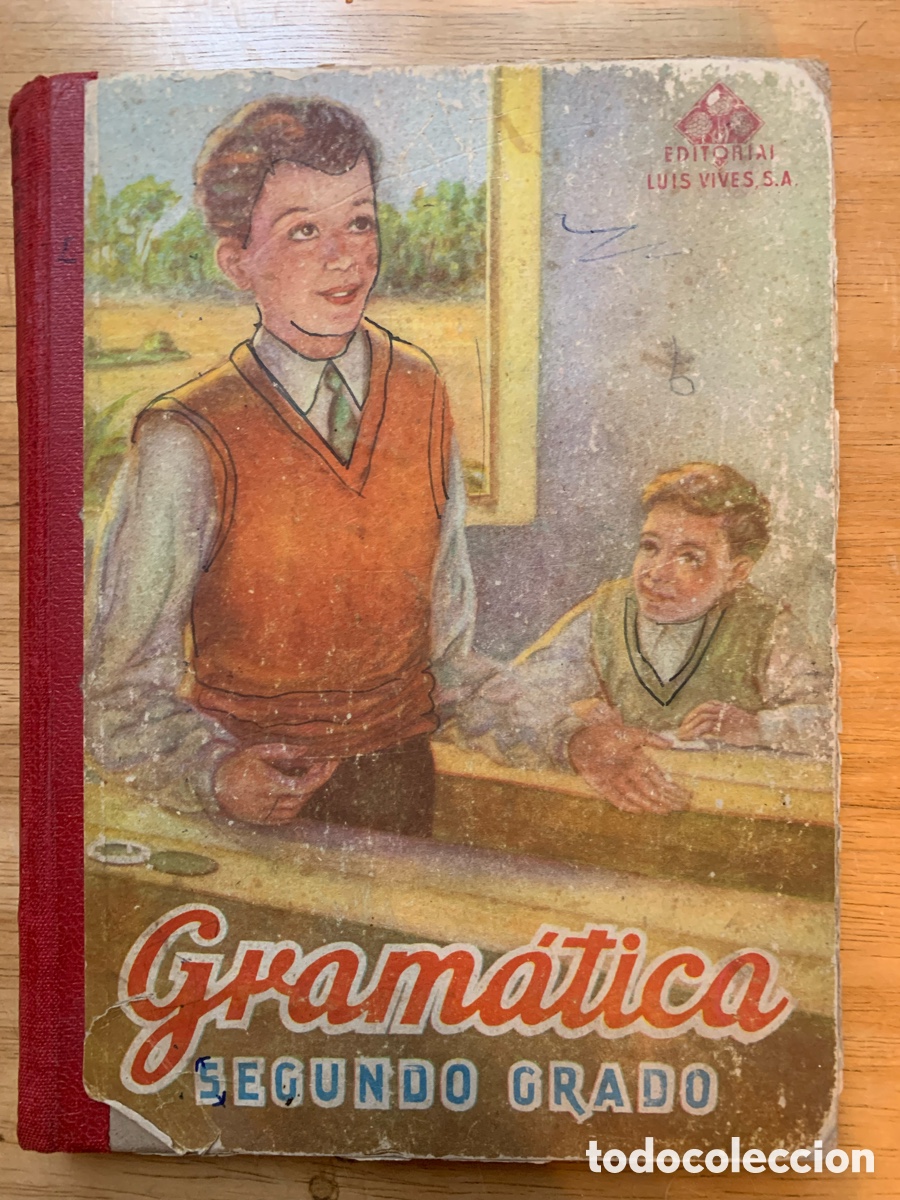 Libros de segunda mano: Libro gram&aacute;tica 2&ordm;grado Luis Vives - Foto 1