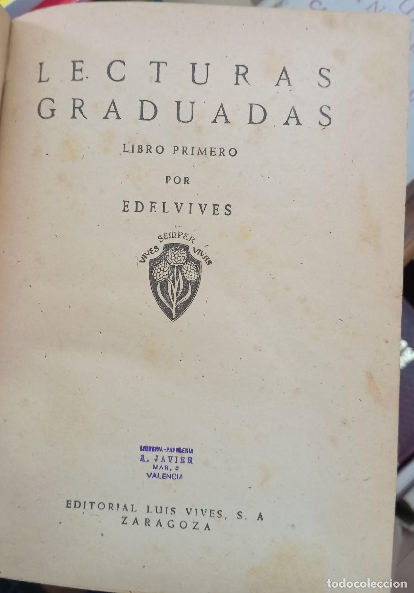 Libros de segunda mano: LECTURAS GRADUADAS LIBRO PRIMERO - Foto 2