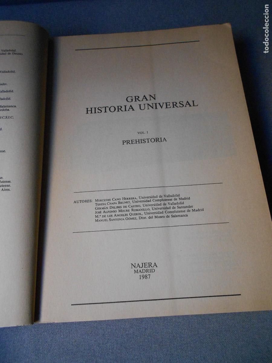 Libros de segunda mano: MANUAL DE HISTORIA UNIVERSAL. PREHISTORIA - Foto 5