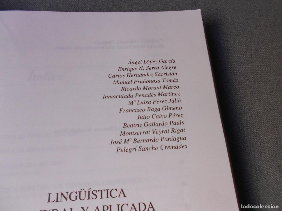Libros de segunda mano: LINGUISTICA GENERAL Y APLICADA - Foto 3