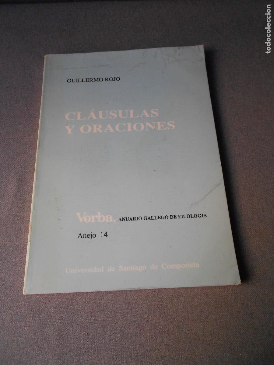 Libri di seconda mano: CLAUSULAS Y ORACIONES