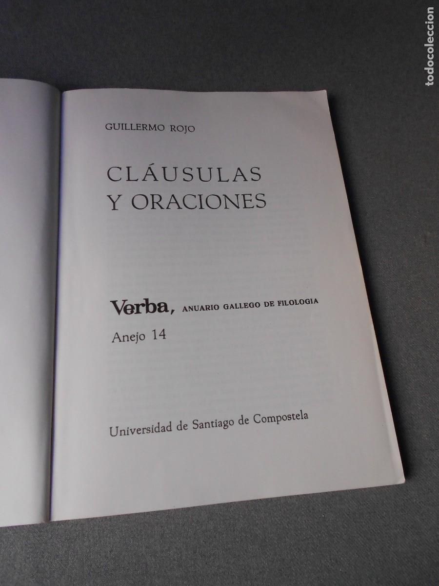Libros de segunda mano: CLAUSULAS Y ORACIONES - Foto 2