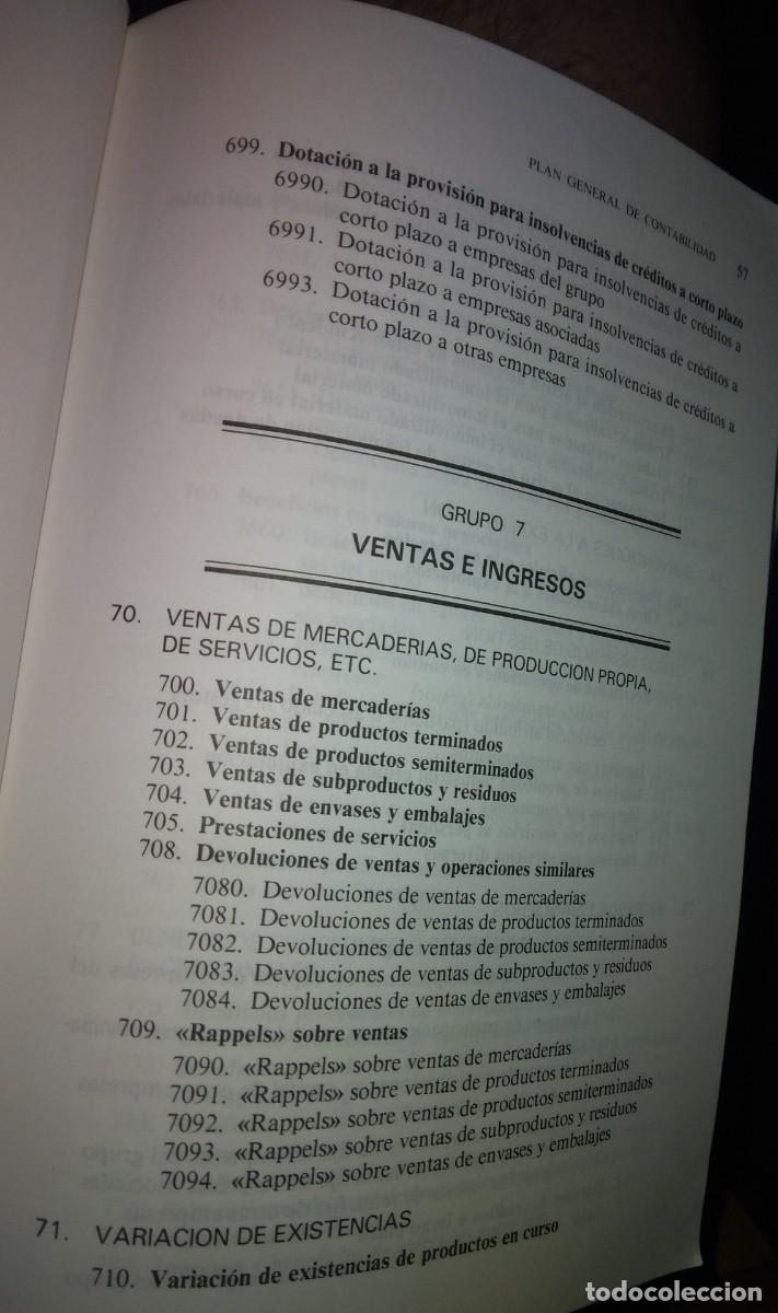 Libros de segunda mano: PLAN GENERAL DE CONTABILIDAD 1991 - (McGraw Hill 1991) - Foto 6