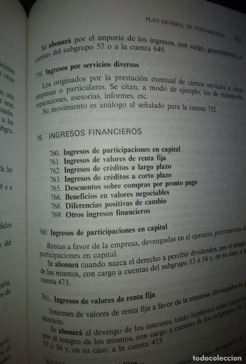 Libros de segunda mano: PLAN GENERAL DE CONTABILIDAD 1991 - (McGraw Hill 1991) - Foto 7