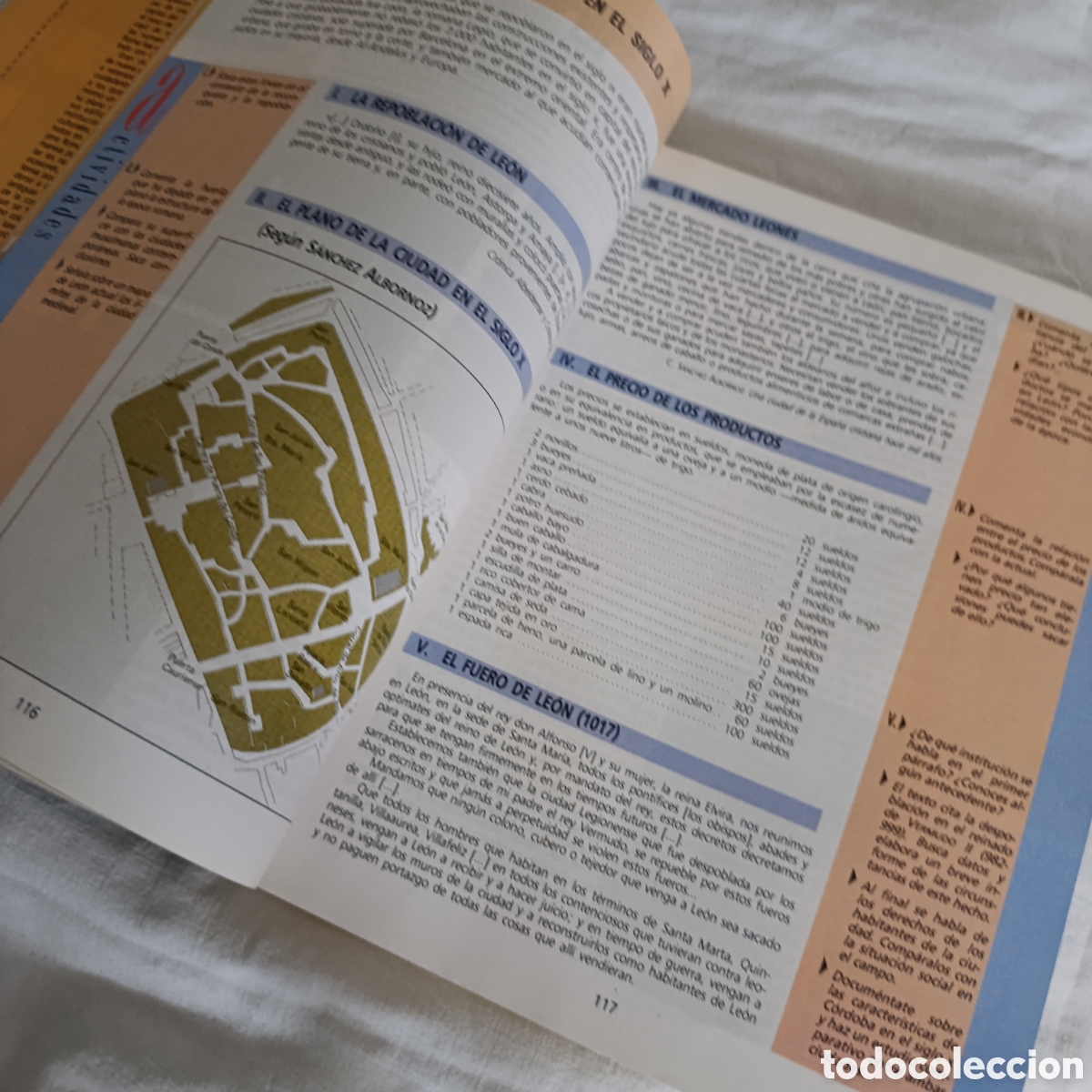 Libros de segunda mano: LIBRO DE TEXTO, MUNDO HISPANICO, 3 BUP, SM EDICIONES, 1989 - Foto 3