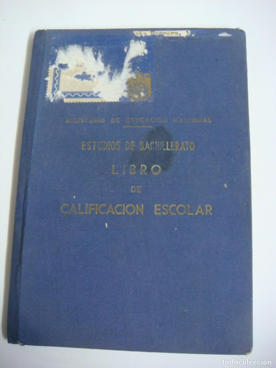 Libros de segunda mano: LIBRO DE ESTUDIO DE BACHILLERTO LIBRO DE CLASIFICACION ESCOLAR A&Ntilde;OS 60-(&