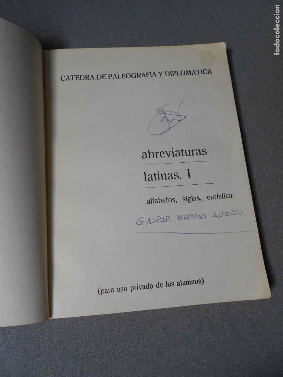 Libros de segunda mano: ABREVIATURAS LATINAS I - Foto 2
