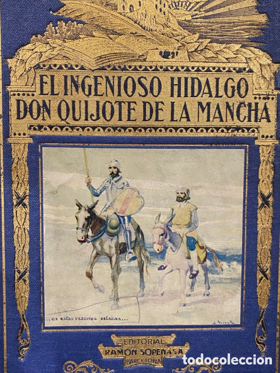 Libros de segunda mano: Libro &ldquo; el ingenioso Hidalgo Don Quijote de la mancha&rdquo; de 1939