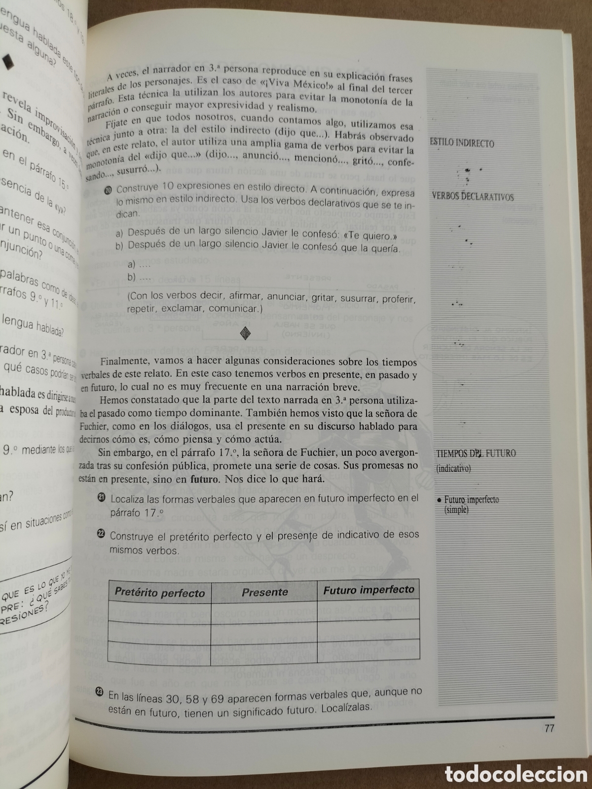 Libros de segunda mano: Del texto a la gram&aacute;tica. Colecci&oacute;n doce 18. Editorial teide, 1998. Libro - Foto 5