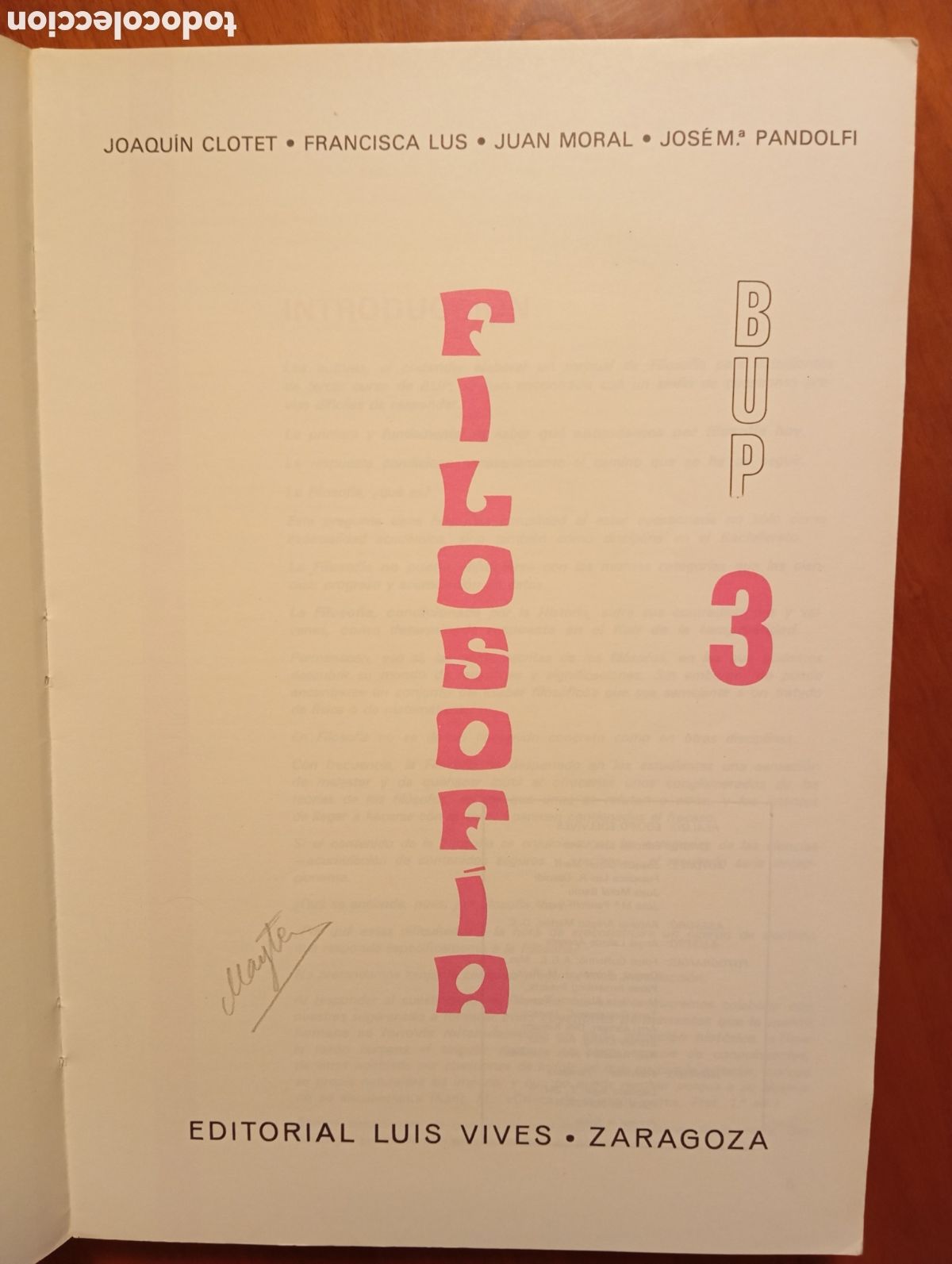 Libros de segunda mano: FILOSOFIA. EDELVIVES, 3&deg;CURSO. - Foto 4