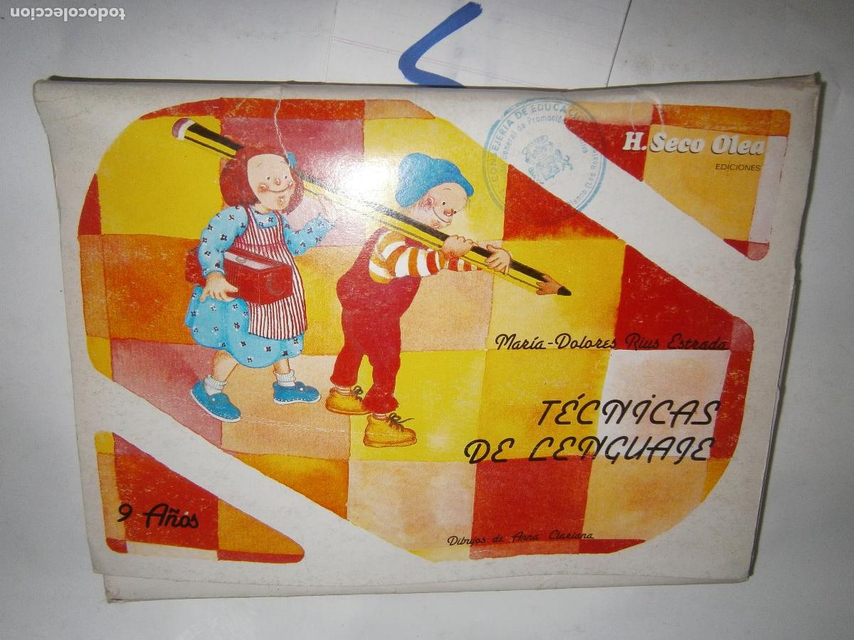 Libros de segunda mano: ANTIGUO LIBRO DE TEXTO - TECNICAS DE LENGUAJE - Foto 1