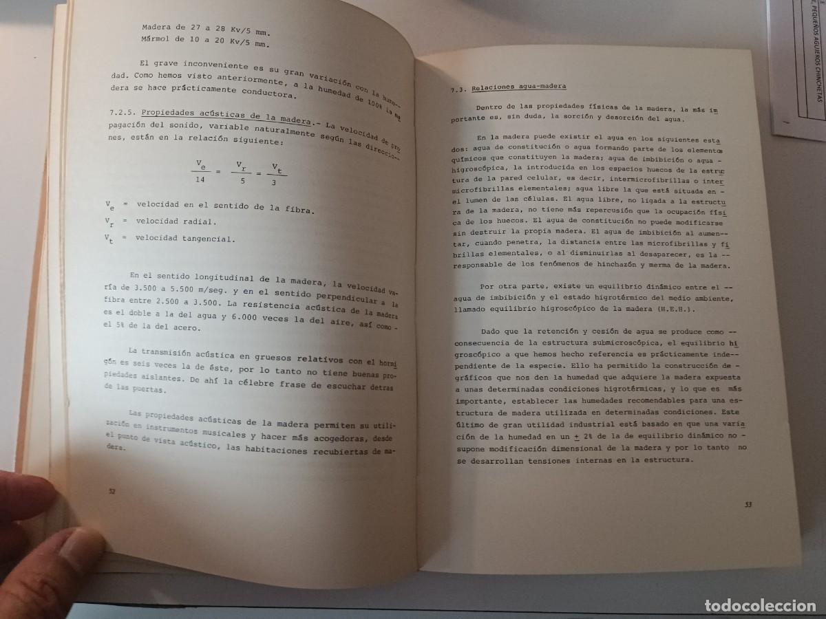 Libros de segunda mano: L63 PROTECCION DE LA MADERA, SU CONSERVACION Y RESTAURACION EN ANTIGUOS EDIFICIOS-ETSA VALENCIA - Foto 5