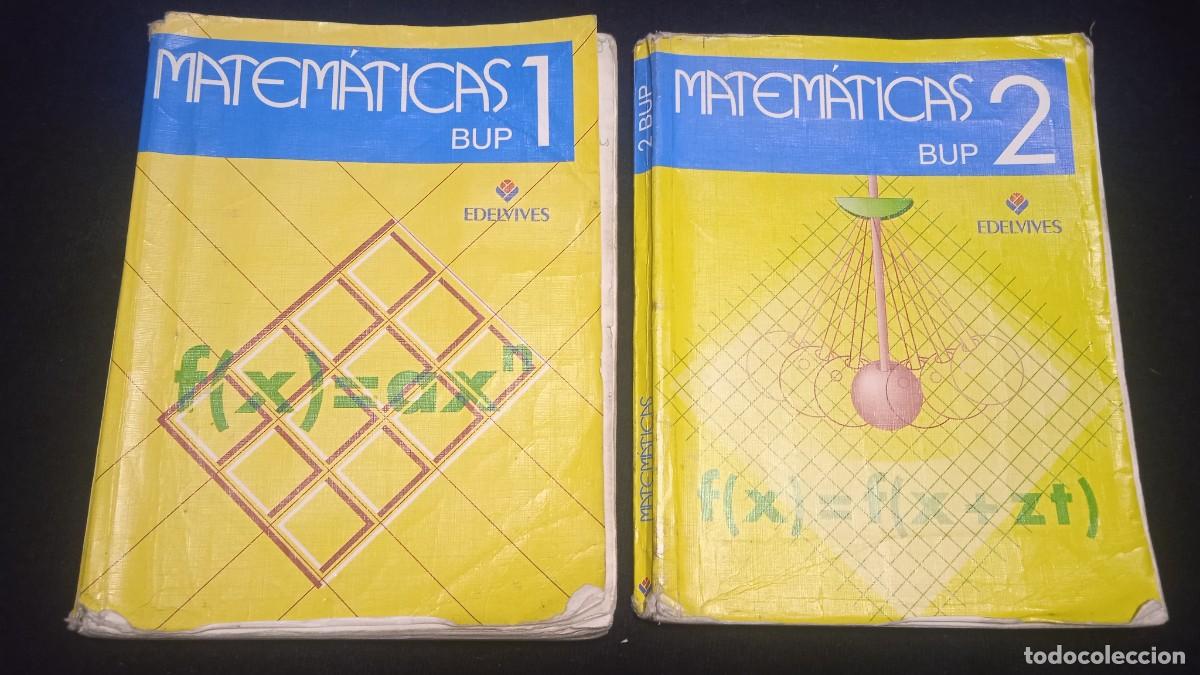 Libros de segunda mano: Matem&aacute;ticas 1 y 2 Bup - Edelvives. - Foto 1