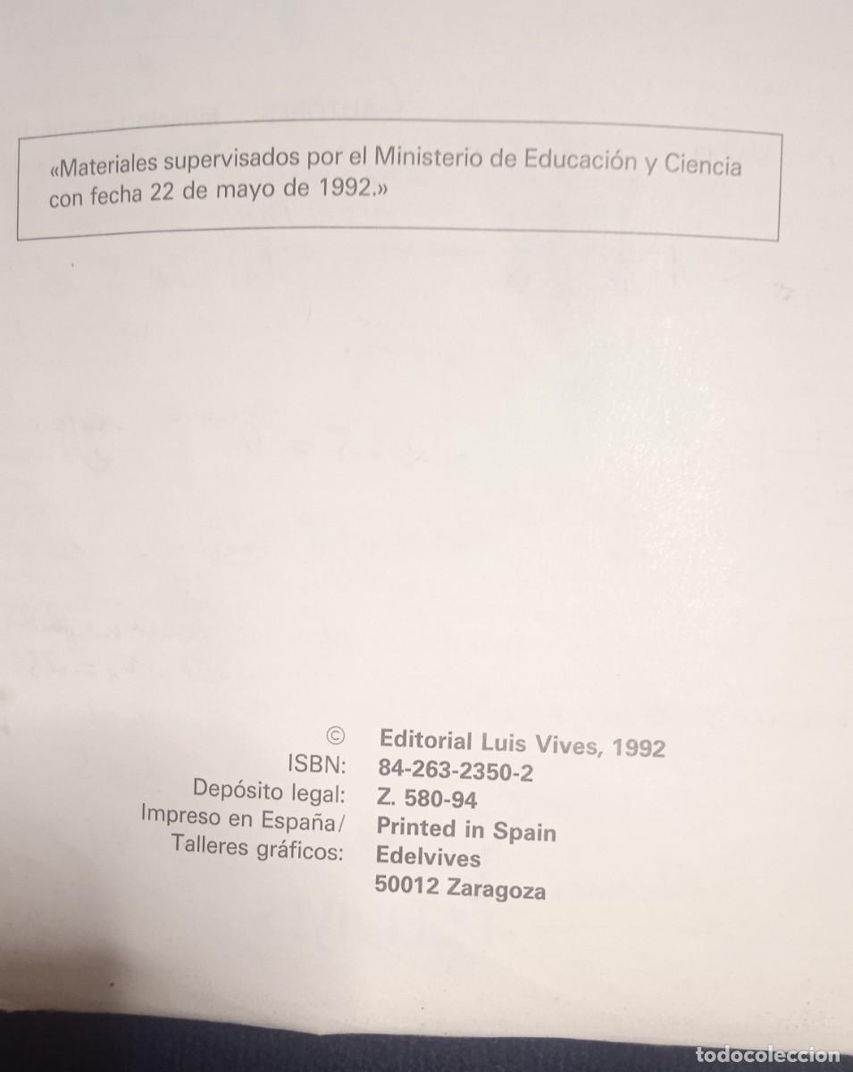 Libros de segunda mano: Matem&aacute;ticas 1 y 2 Bup - Edelvives. - Foto 3