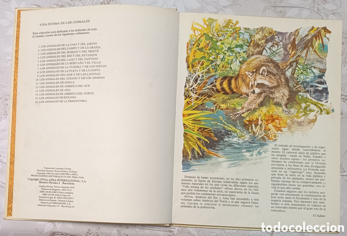 Libros de segunda mano: Vida intima de los animales de Am&eacute;rica del Norte - Foto 5