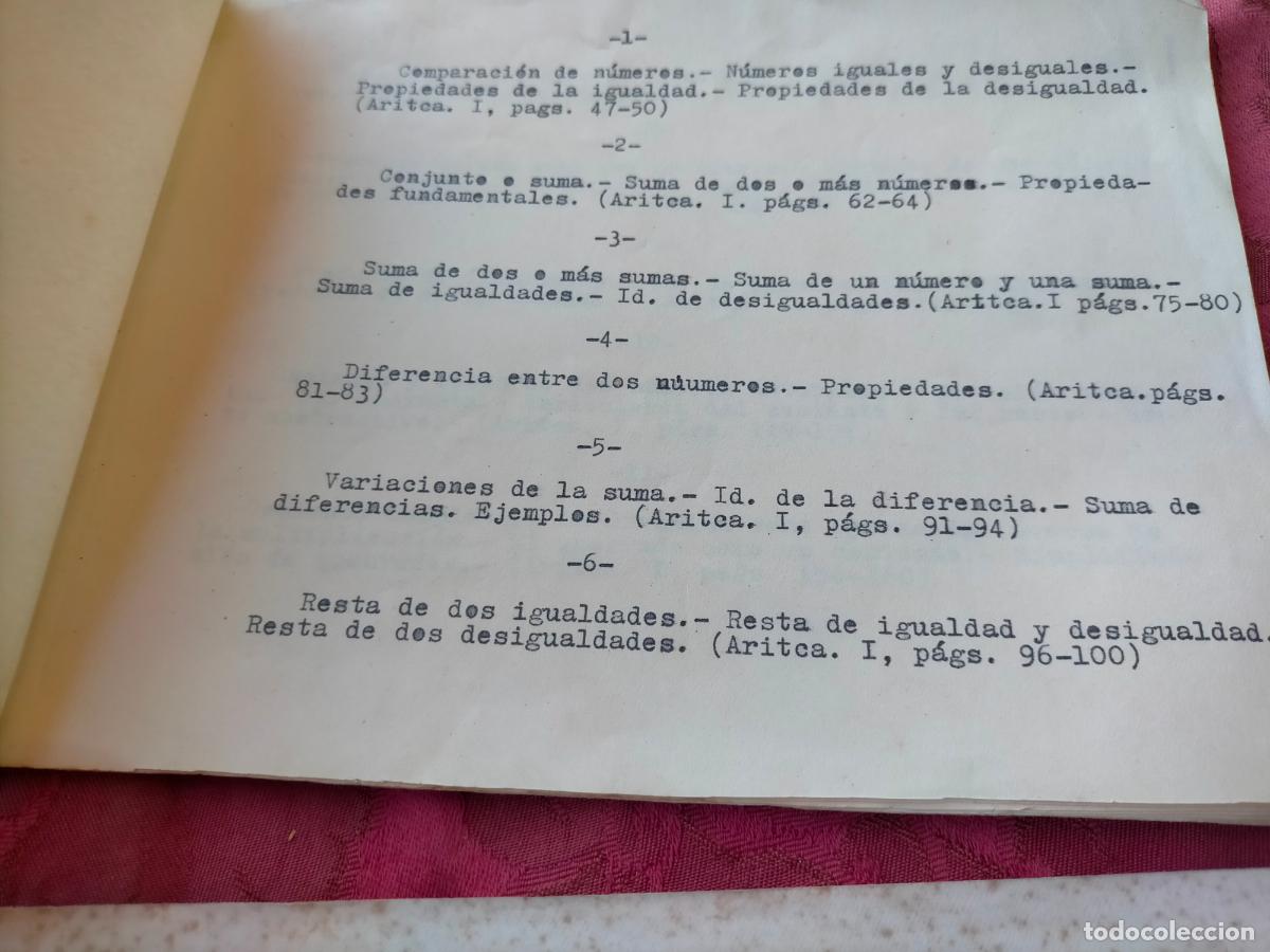 Libros de segunda mano: Programa de matem&aacute;ticas segundo curso J. Massagu&eacute; programa de geometr&iacute;a - Foto 5