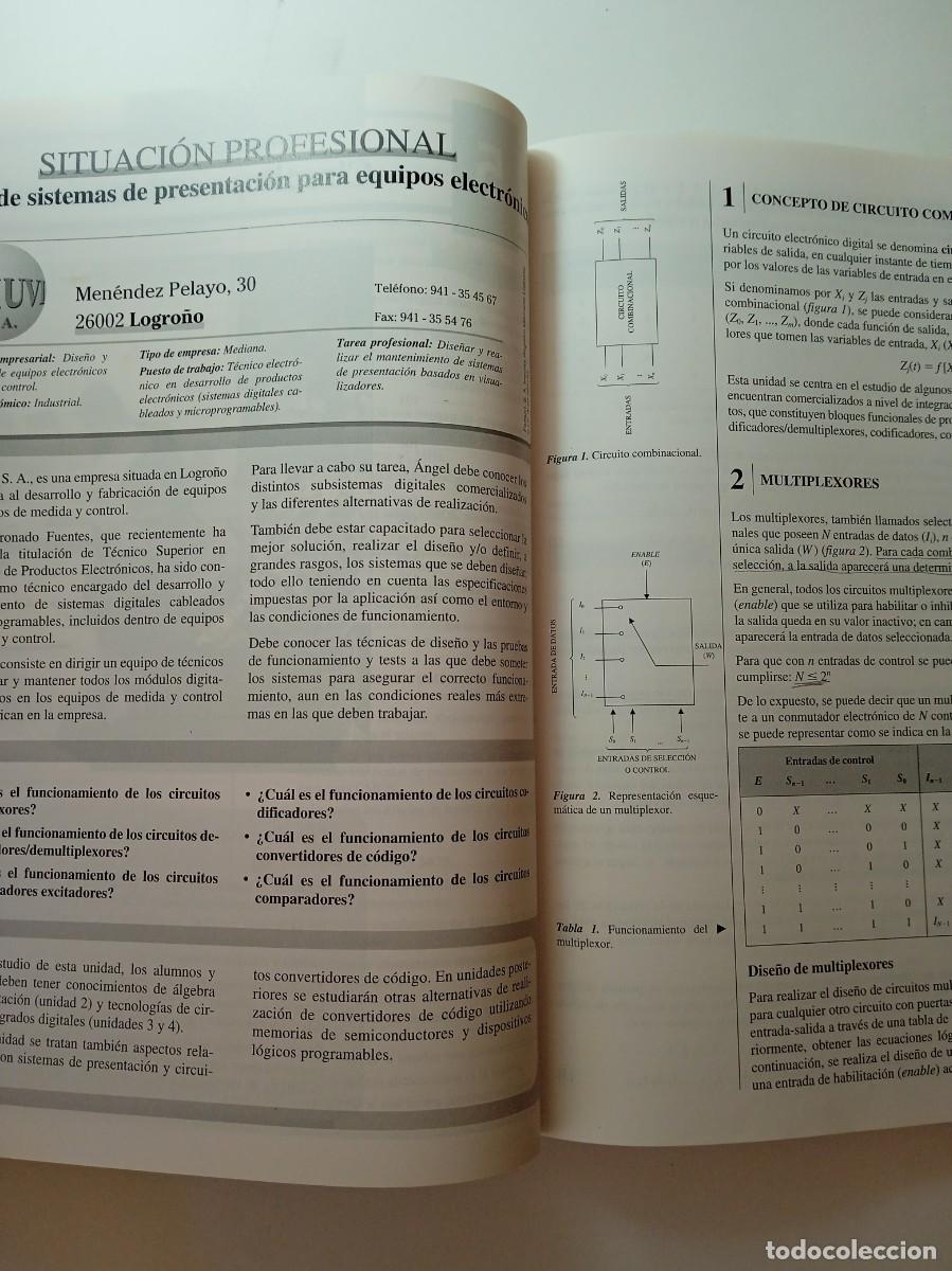 Libros de segunda mano: L&Oacute;GICA DIGITAL - GRADO SUPERIOR - SANTILLANA - Foto 5