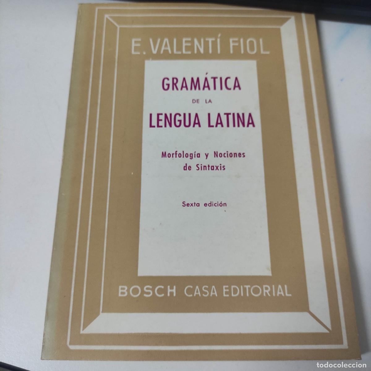 Libros de segunda mano: GRAM&Aacute;TICA DE LA LENGUA LATINA - Foto 1