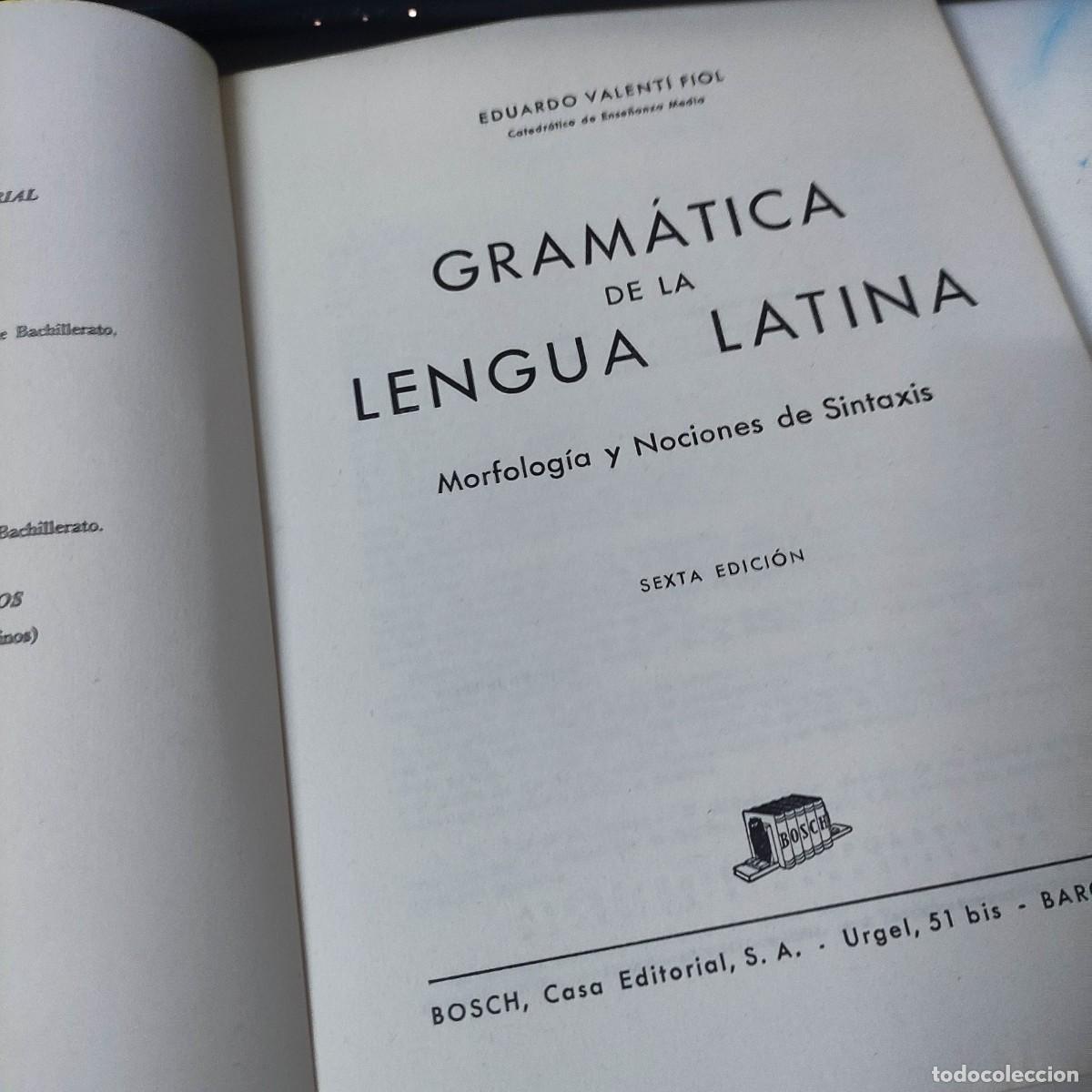 Libros de segunda mano: GRAM&Aacute;TICA DE LA LENGUA LATINA - Foto 2