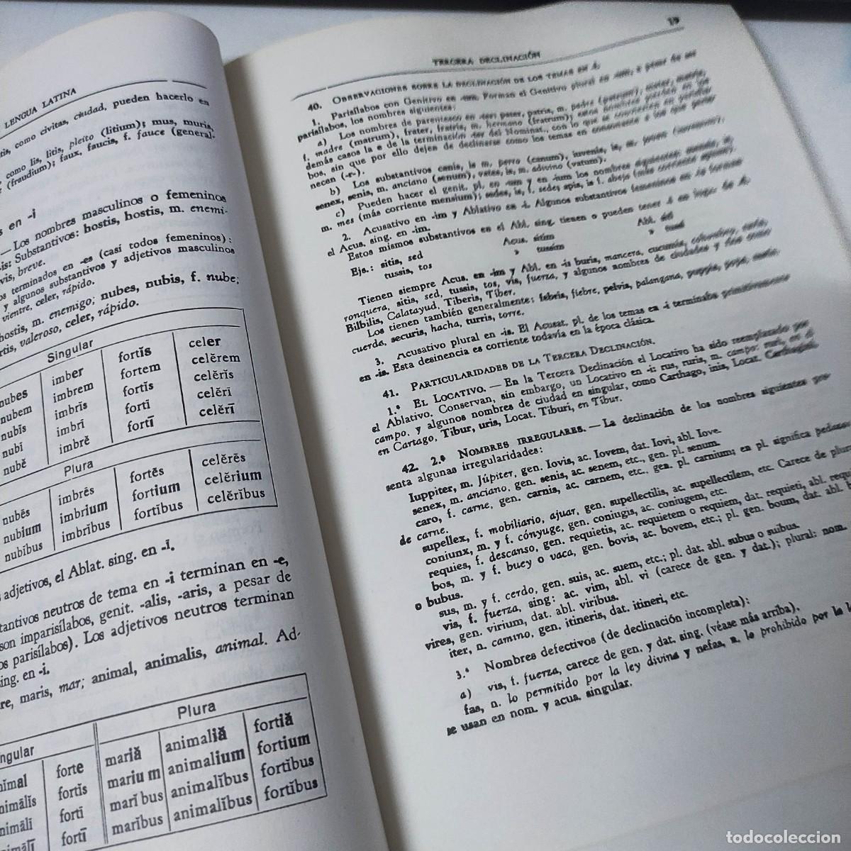 Libros de segunda mano: GRAM&Aacute;TICA DE LA LENGUA LATINA - Foto 3