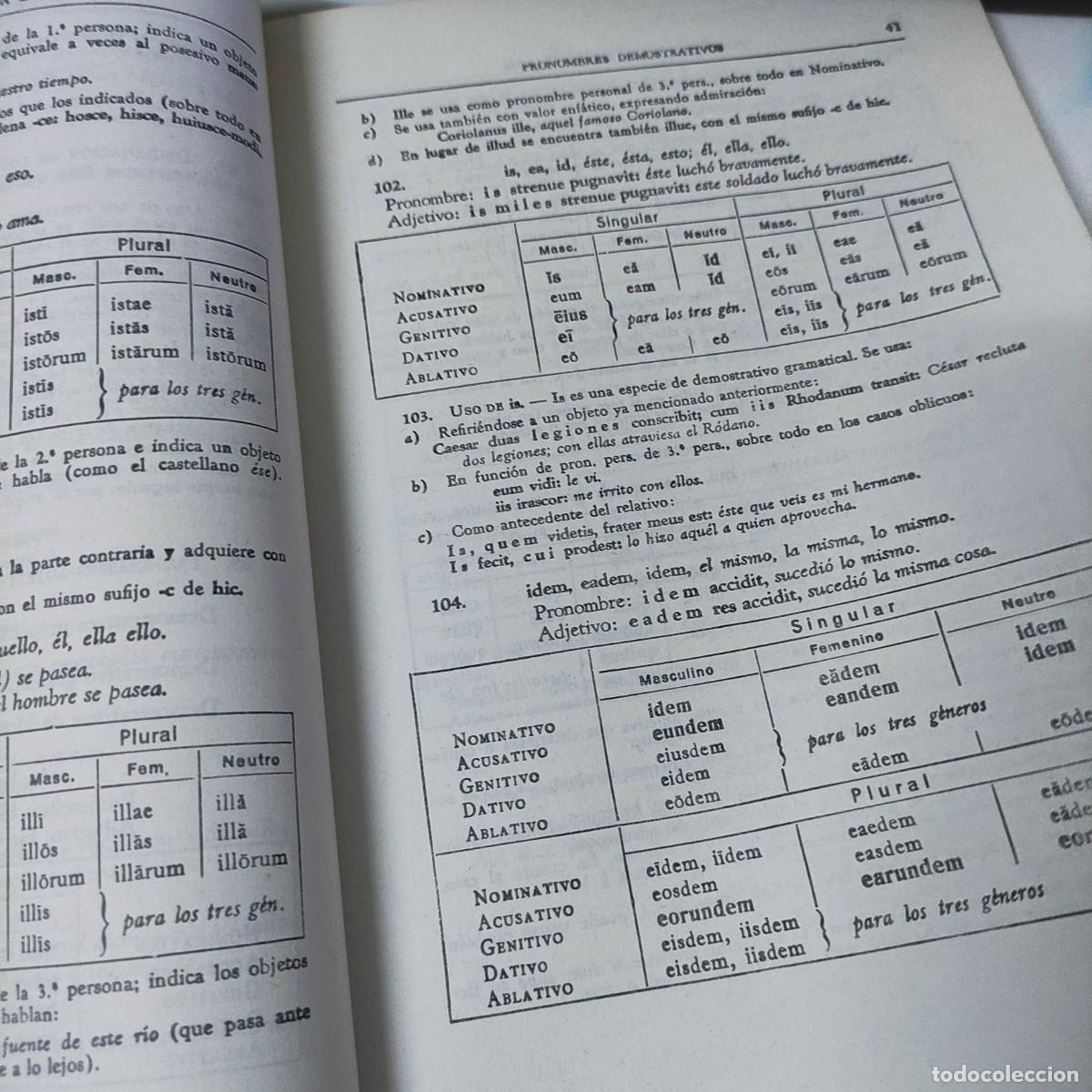 Libros de segunda mano: GRAM&Aacute;TICA DE LA LENGUA LATINA - Foto 4