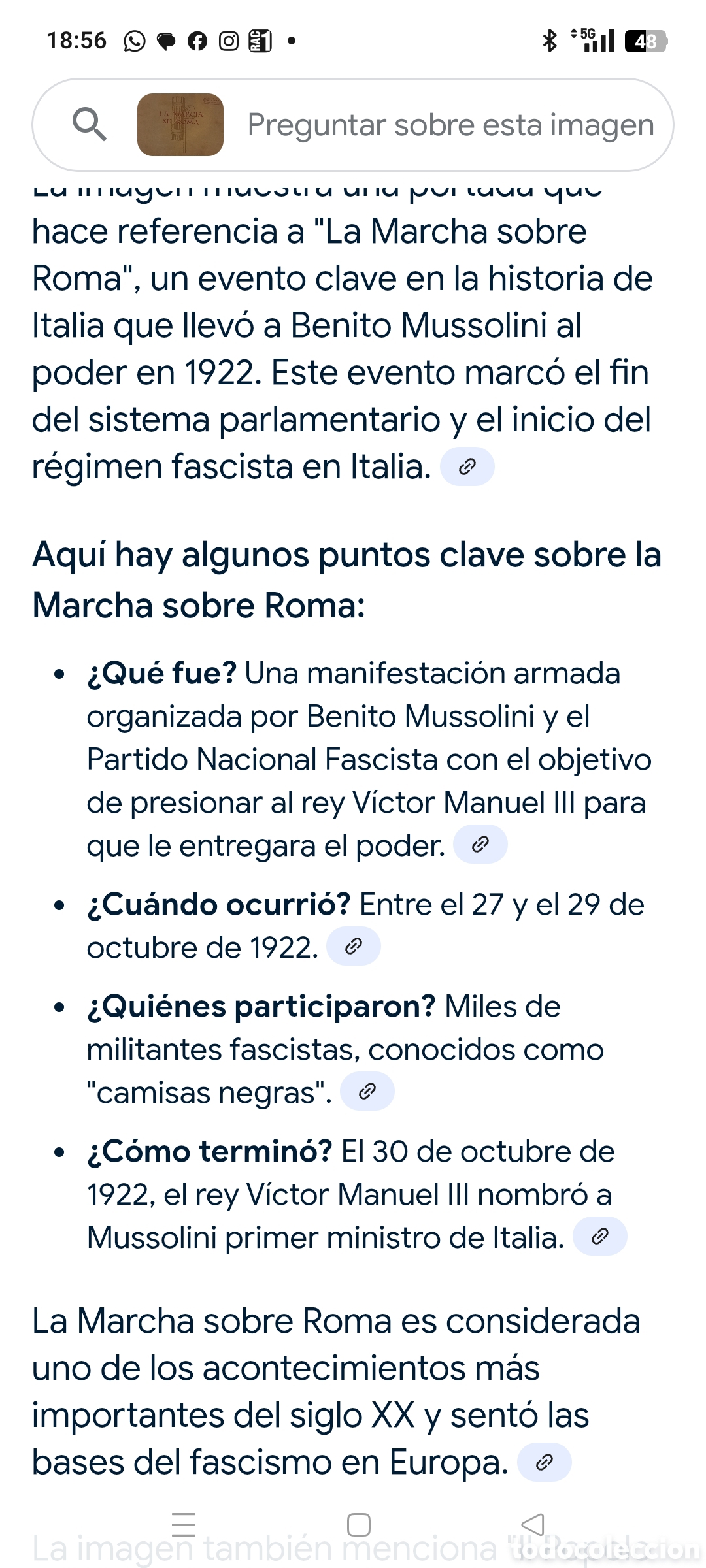 Libros de segunda mano: La Marcia Su Roma. Evento que ayud&oacute; al ascenso de Mussolini al poder - Foto 9