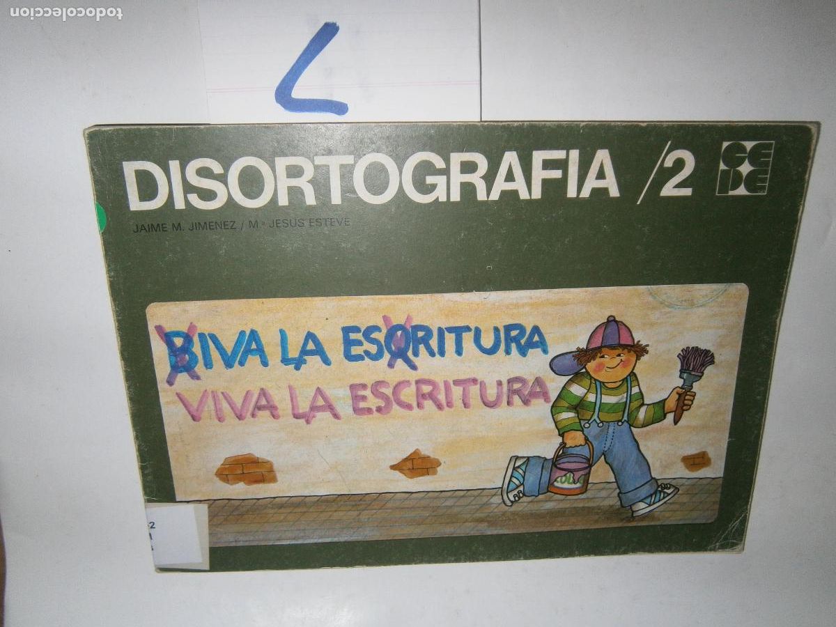 Libros de segunda mano: ---- DISORTOGRAFIA ---- - Foto 1