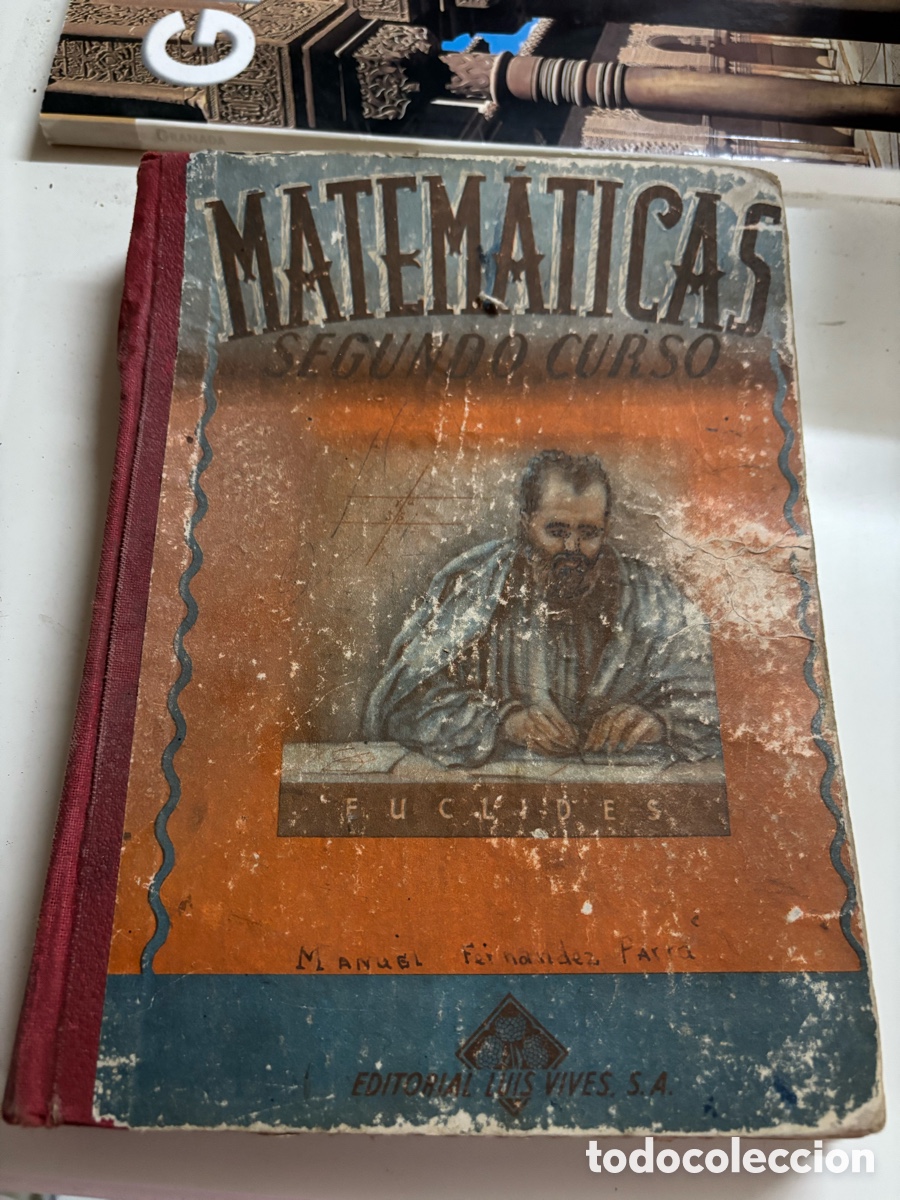 Libros de segunda mano: Antiguo libro texto Matem&aacute;ticas segundo curso / Editorial Luis Vives - Foto 1